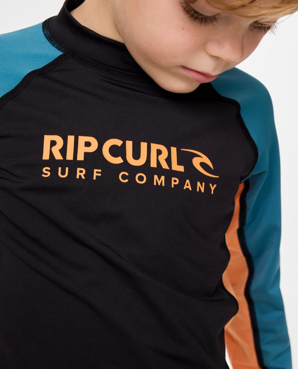 Rip Curl Shock Upf L/s-boy Storm Blue. Rip Curl Rashvests in Toddlers Rashvests & Toddlers Wetsuits. Code: 11DTRV