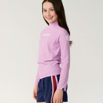 Rip Curl Classic Surf Ls Rash Vest Lilac. Rip Curl Rashvests in Girls Rashvests & Girls Wetsuits. Code: 128GRV