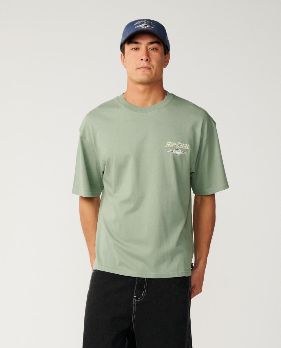 Rip Curl Heritage Icon Tee Sage. Rip Curl Tees in Mens Tees & Mens T-shirts & Singlets. Code: 12FMTE