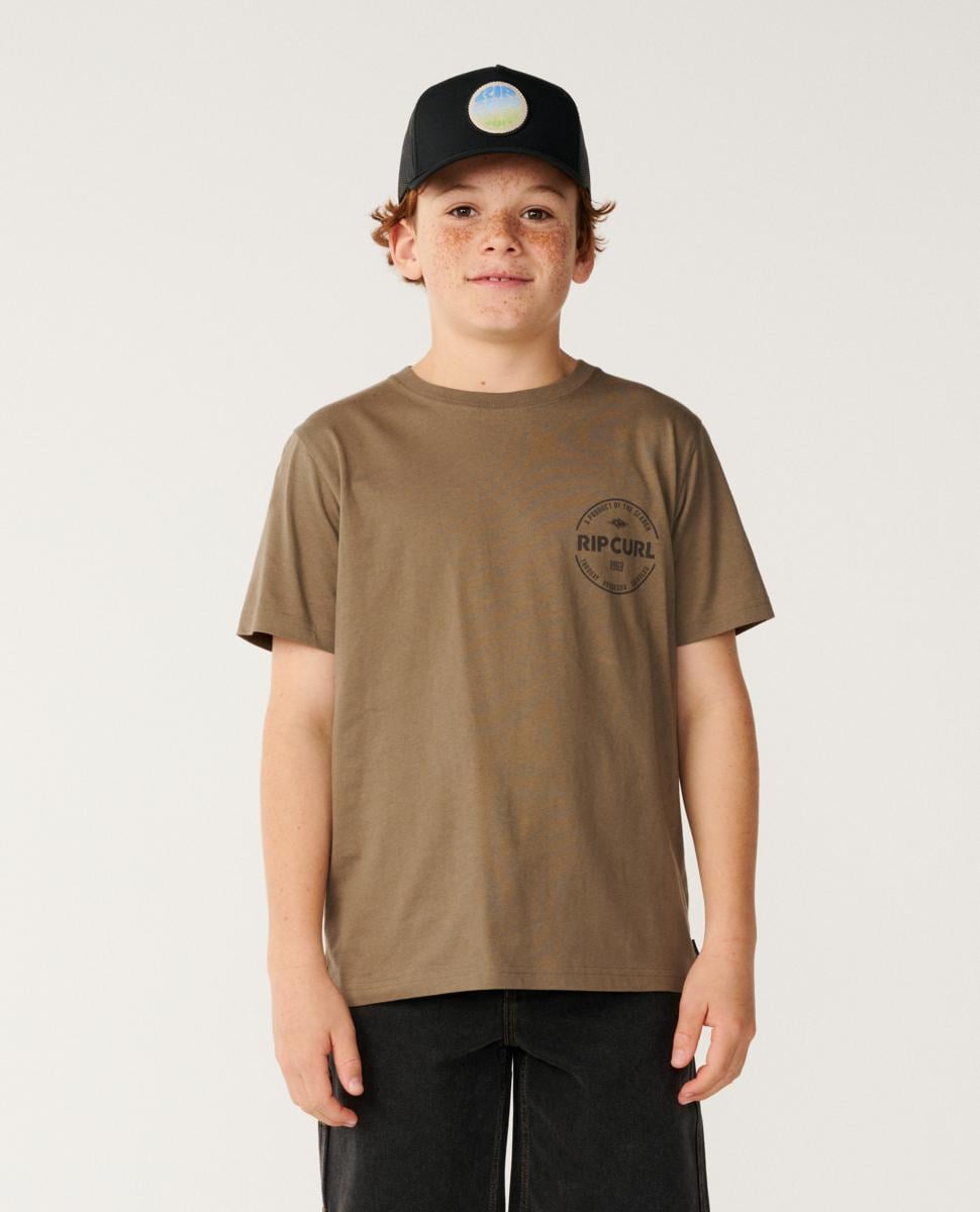 Rip Curl Staple Tee-kids Walnut. Rip Curl Tees in Boys Tees & Boys T-shirts & Singlets. Code: 15IBTE