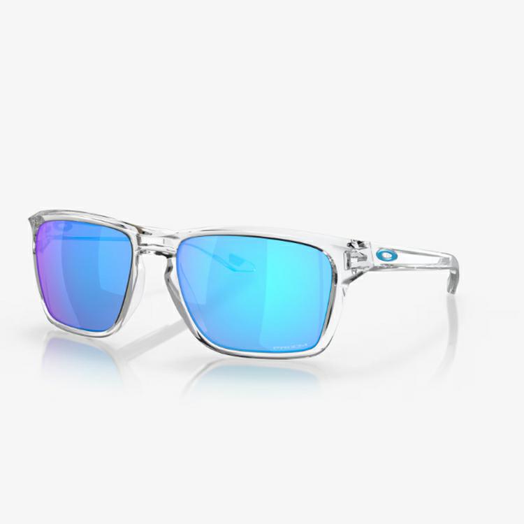 Oakley Sylas Prizm Sapphire Lenses Polished Clear Frame Polish Clear Saphire. Oakley Sunglasses in Mens Sunglasses & Mens Eyewear. Code: 94480457
