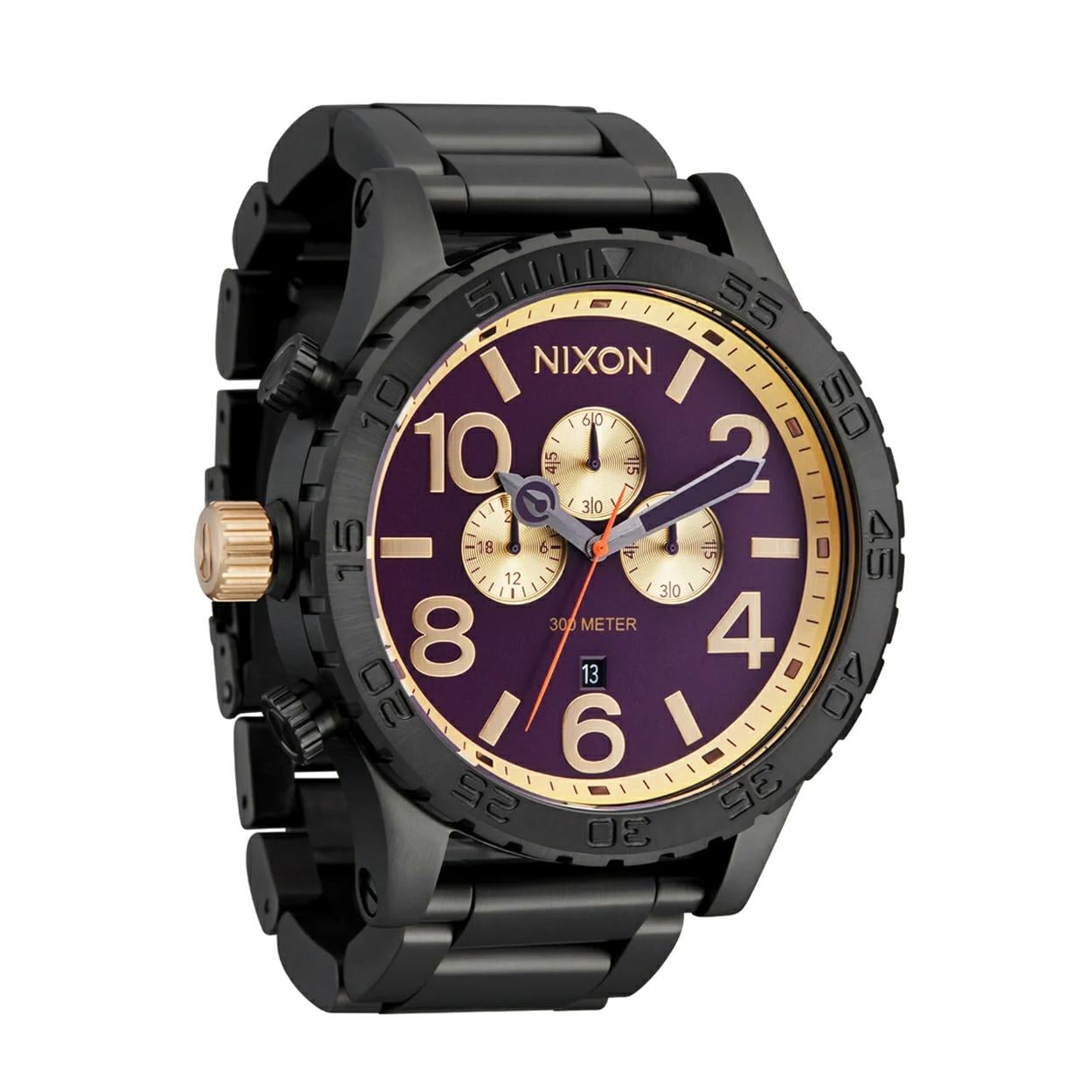 Nixon 51-30 Chrono Gun/blackber Gun/blackberry/gold. Nixon Watches in Mens Watches & Mens Watches. Code: A1389-5270