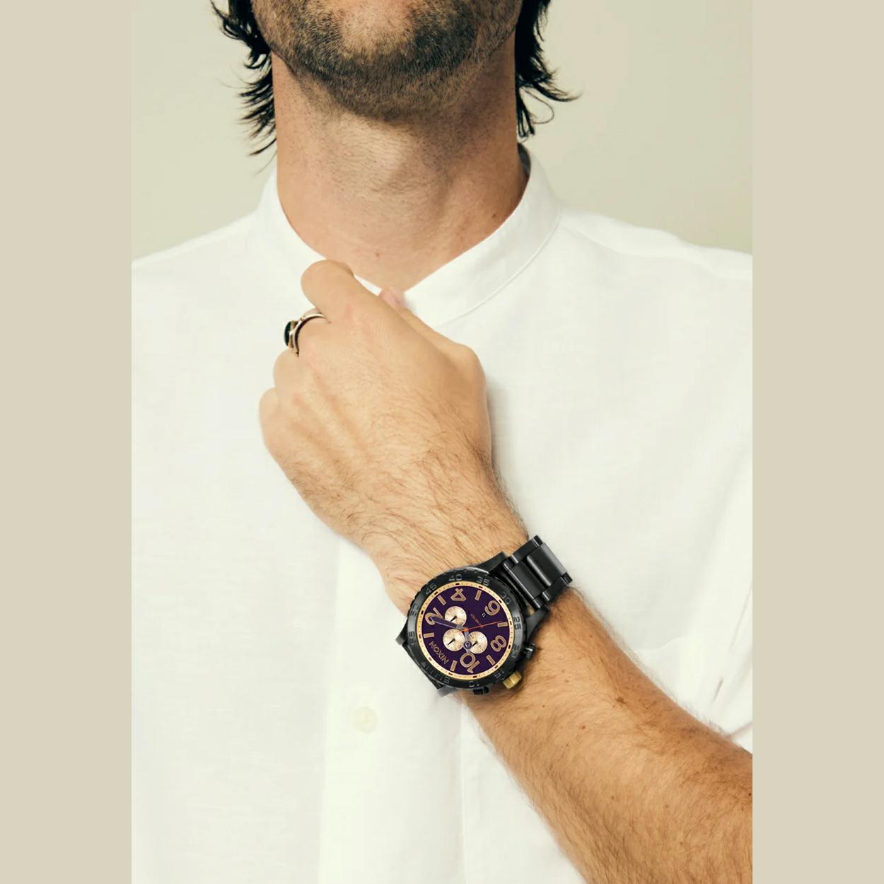Nixon 51-30 Chrono Gun/blackber Gun/blackberry/gold. Nixon Watches in Mens Watches & Mens Watches. Code: A1389-5270