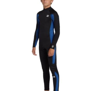 Quiksilver Boy`s 4/3mm Foil Back Zip Wetsuit Mid Blue. Quiksilver Steamers in Boys Steamers & Boys Wetsuits. Code: ABBW100143