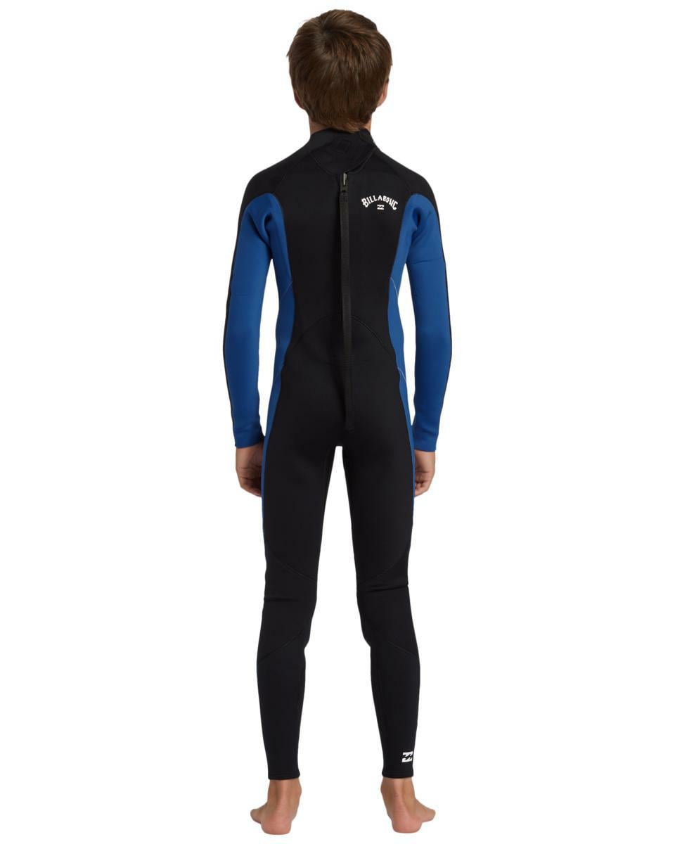 Quiksilver Boy`s 4/3mm Foil Back Zip Wetsuit Mid Blue. Quiksilver Steamers in Boys Steamers & Boys Wetsuits. Code: ABBW100143