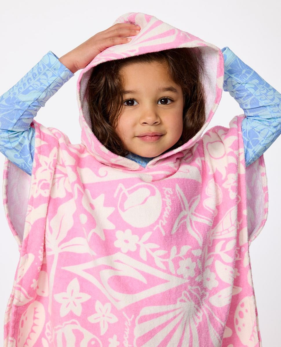 Rip Curl Mixed Snap Hooded Towel-girl (1-8years) Pink. Rip Curl Towels - Hooded in Toddler Girls Towels - Hooded & Toddler Girls Accessories. Code: 00AJTO