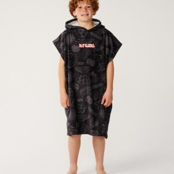 Rip Curl Sessions Hooded Towel - B Washed Black. Rip Curl Towels in Boys Towels & Boys Accessories. Code: 00DBTO
