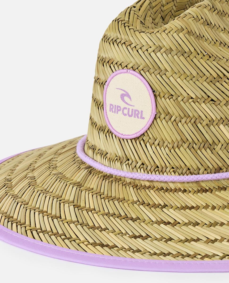 Rip Curl Mixed Straw Sun Hat-girl Bright Lilac. Rip Curl Straw Hats in Girls Straw Hats & Girls Headwear. Code: 018GHE