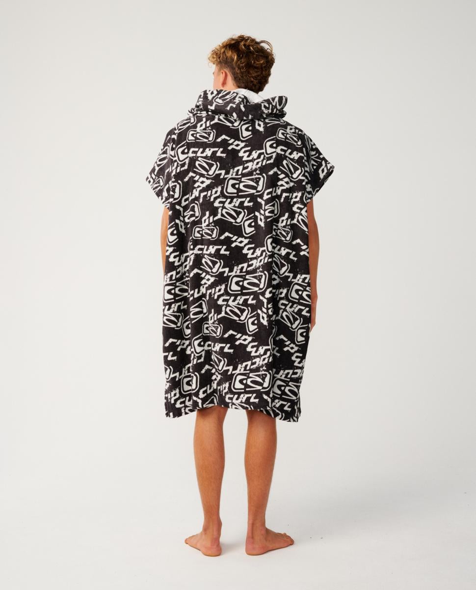 Rip Curl Sessions Hooded Towel Washed Black. Rip Curl Towels in Mens Towels & Mens Accessories. Code: 01RMTO