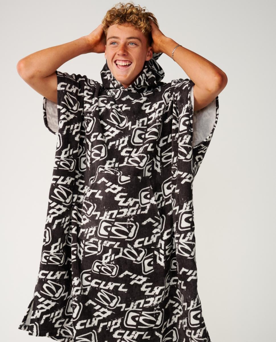 Rip Curl Sessions Hooded Towel Washed Black. Rip Curl Towels in Mens Towels & Mens Accessories. Code: 01RMTO