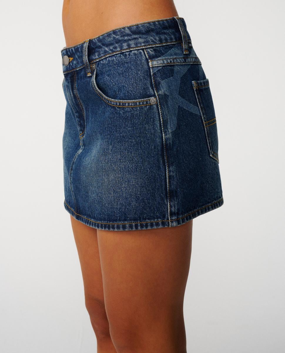 Rip Curl Archive: Denim Mini Skirt Dusty Blue. Rip Curl Skirts in Womens Skirts & Womens Skirts, Dresses & Jumpsuits. Code: 03OWSK