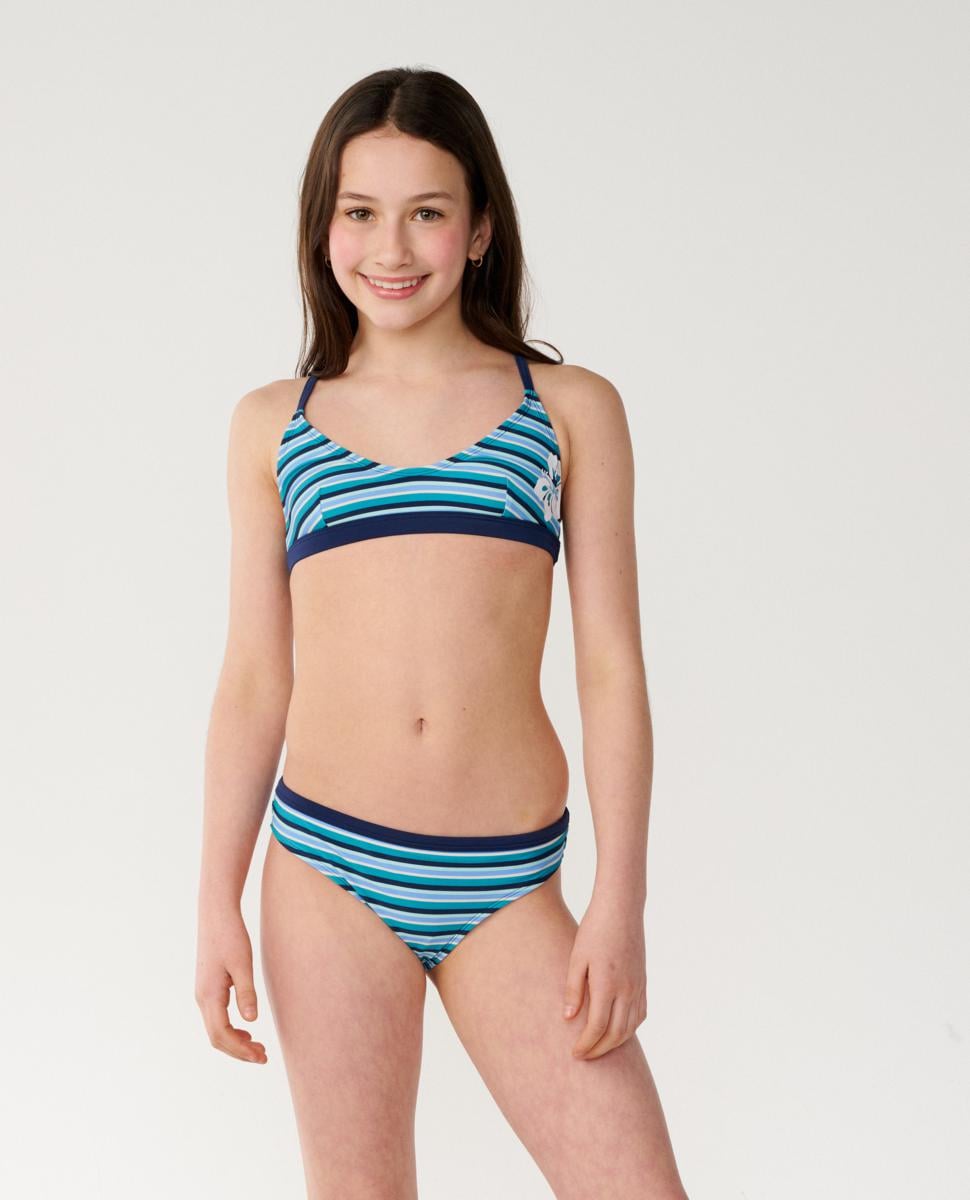 Rip Curl tropical Stripe Bikini - Ocean. Rip Curl Swimwear - Separates in Girls Swimwear - Separates & Girls Swimwear. Code: 043GSW
