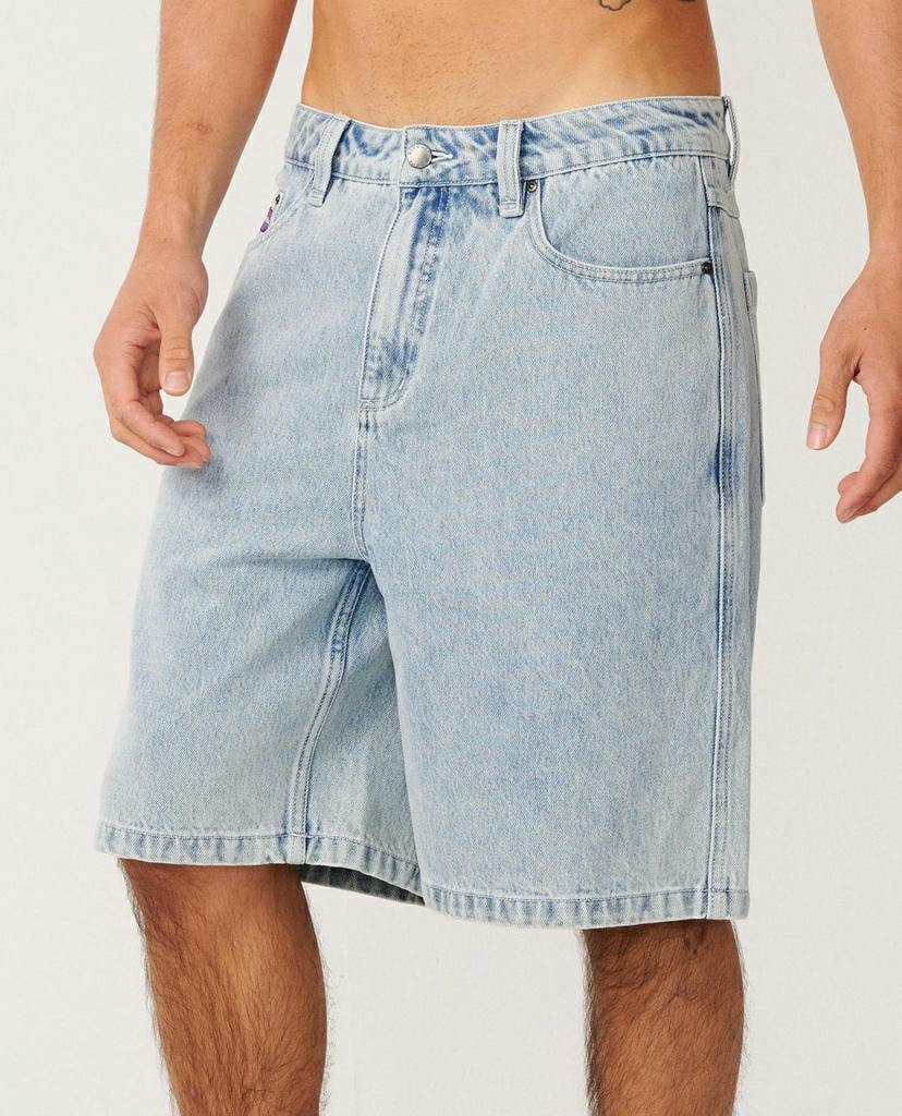 Rip Curl Archive Denim Walk Short Bleached Blue. Rip Curl Walkshorts - Fitted Waist in Mens Walkshorts - Fitted Waist & Mens Shorts. Code: 05DMWS