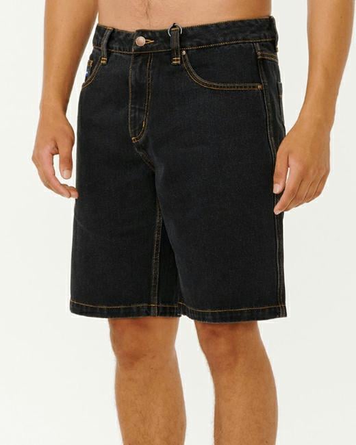 Rip Curl Archive Denim Walk Short Washed Black. Rip Curl Walkshorts - Fitted Waist in Mens Walkshorts - Fitted Waist & Mens Shorts. Code: 05DMWS