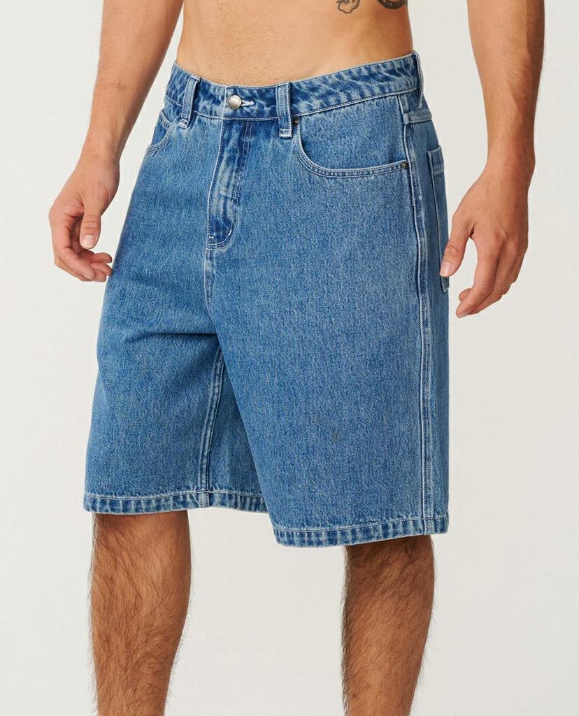 Rip Curl Nu Dose Denim Walkshort 2 Mid Blue. Rip Curl Walkshorts - Fitted Waist in Mens Walkshorts - Fitted Waist & Mens Shorts. Code: 060MWS