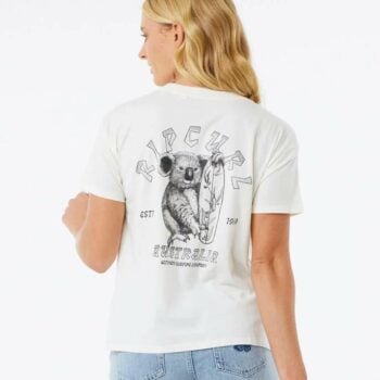 Rip Curl Koala Grip Relaxed Tee Bone Aust. Rip Curl Tees in Womens Tees & Womens T-shirts & Singlets. Code: 0IYWTE