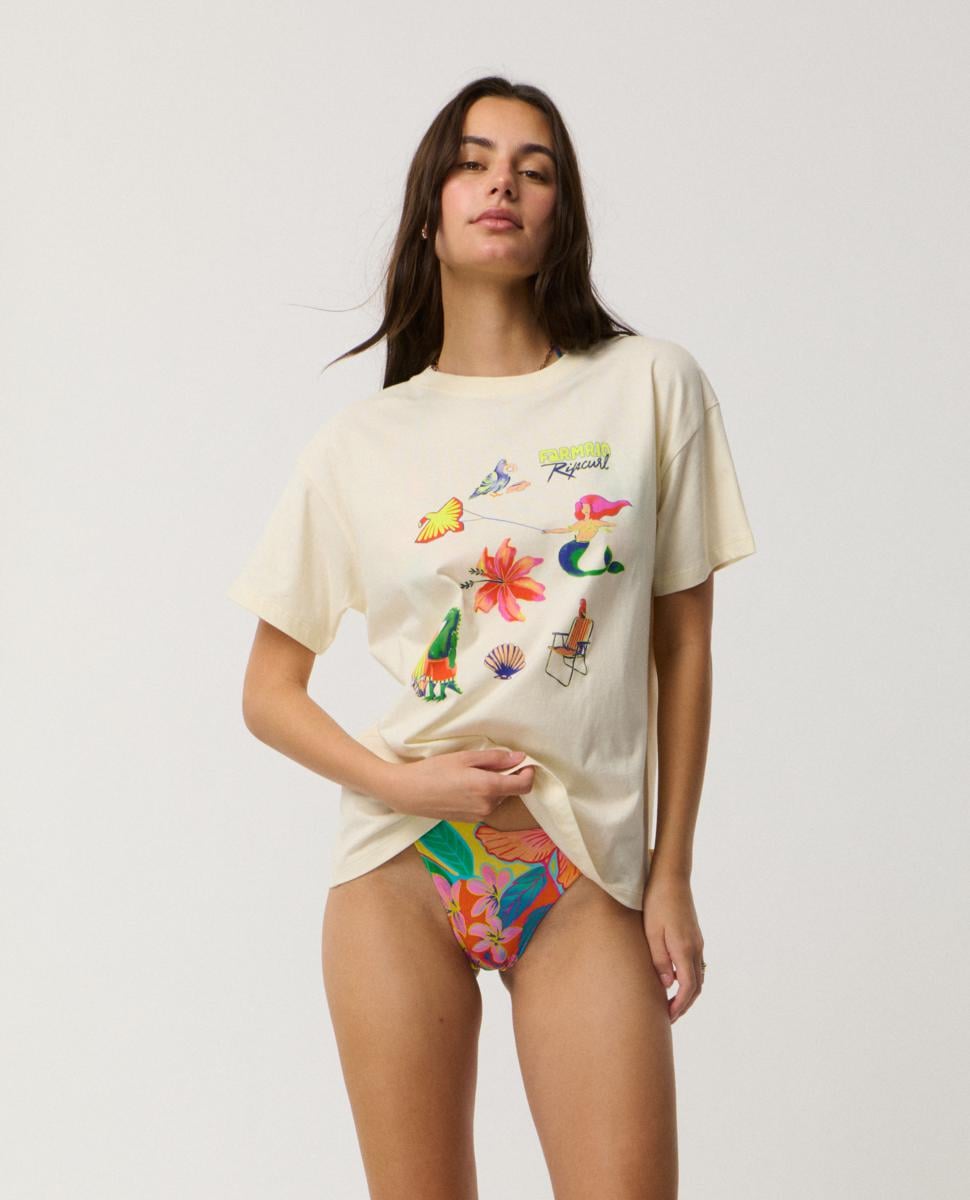 Rip Curl Desire Relaxed Tee Vanilla. Rip Curl Tees in Womens Tees & Womens T-shirts & Singlets. Code: 0PTWTE