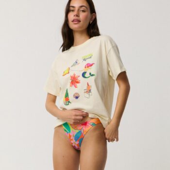 Rip Curl Desire Relaxed Tee Vanilla. Rip Curl Tees in Womens Tees & Womens T-shirts & Singlets. Code: 0PTWTE