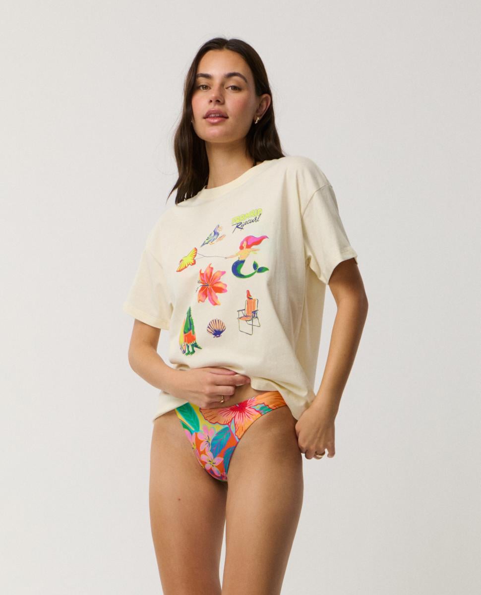 Rip Curl Desire Relaxed Tee Vanilla. Rip Curl Tees in Womens Tees & Womens T-shirts & Singlets. Code: 0PTWTE
