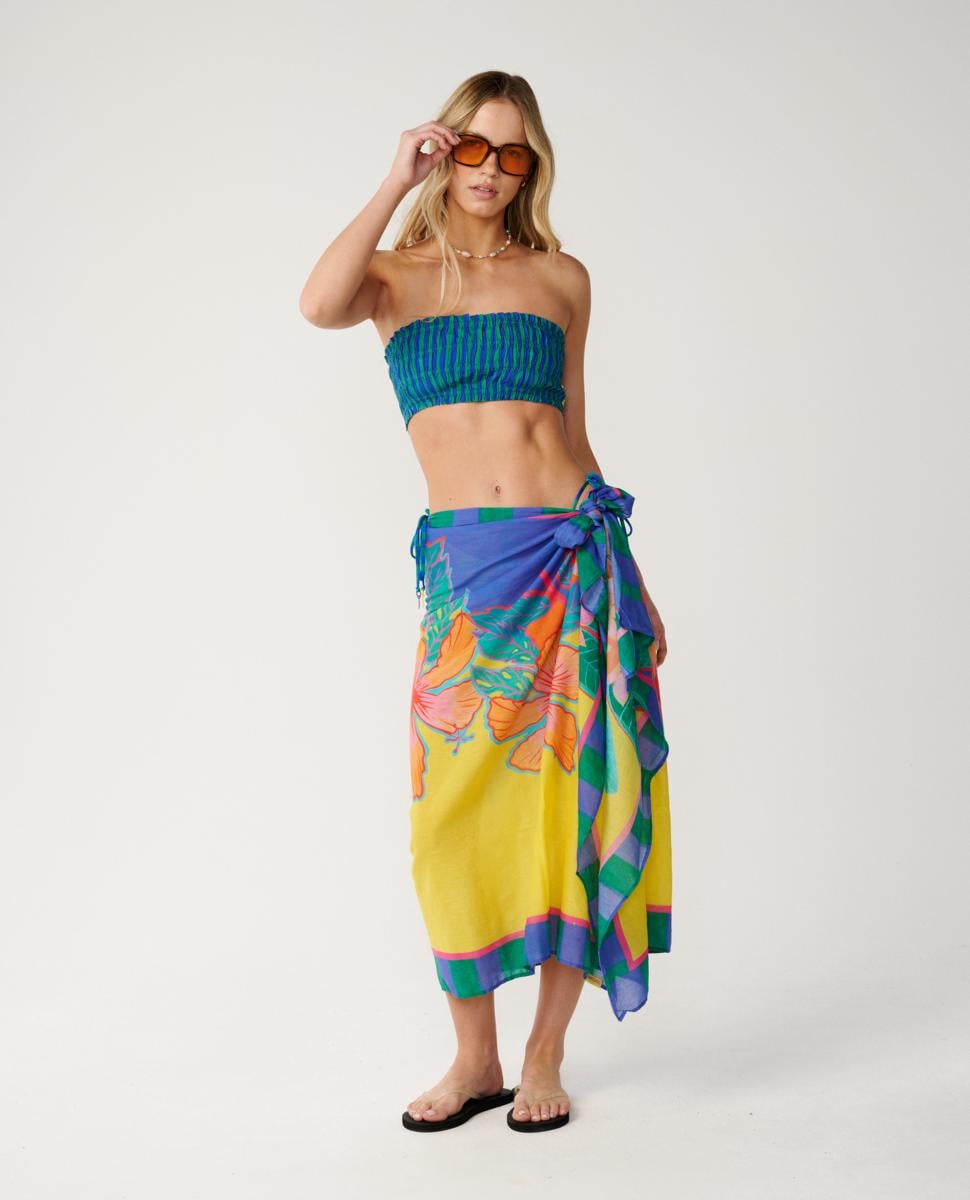 Rip Curl Bliss Stripe Shirred Band Blue. Rip Curl Shirts - Short Sleeve in Womens Shirts - Short Sleeve & Womens Shirts. Code: 0PVWSH