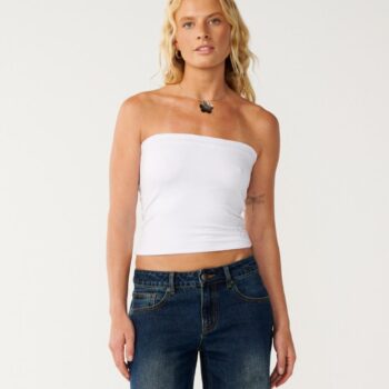 Rip Curl Archive Script Bandeau White. Rip Curl Tees in Womens Tees & Womens T-shirts & Singlets. Code: 0PZWTE