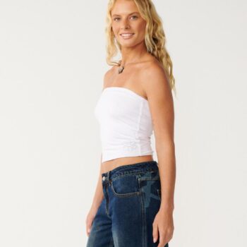 Rip Curl Archive Script Bandeau White. Rip Curl Tees in Womens Tees & Womens T-shirts & Singlets. Code: 0PZWTE