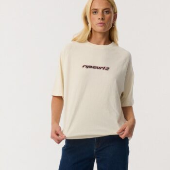 Rip Curl Sunset Beach Raglan Boxy Bone. Rip Curl Tees in Womens Tees & Womens T-shirts & Singlets. Code: 0Q1WTE