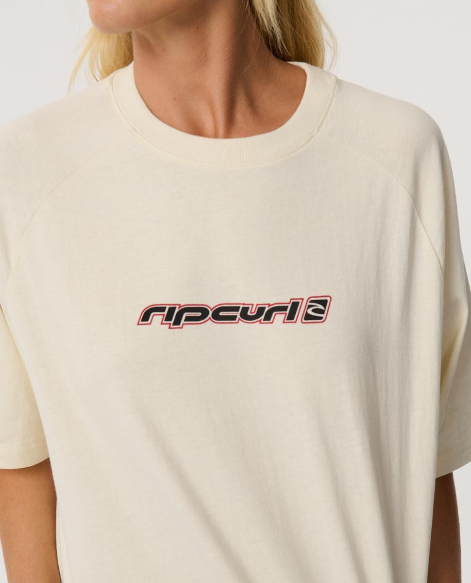 Rip Curl Sunset Beach Raglan Boxy Bone. Rip Curl Tees in Womens Tees & Womens T-shirts & Singlets. Code: 0Q1WTE