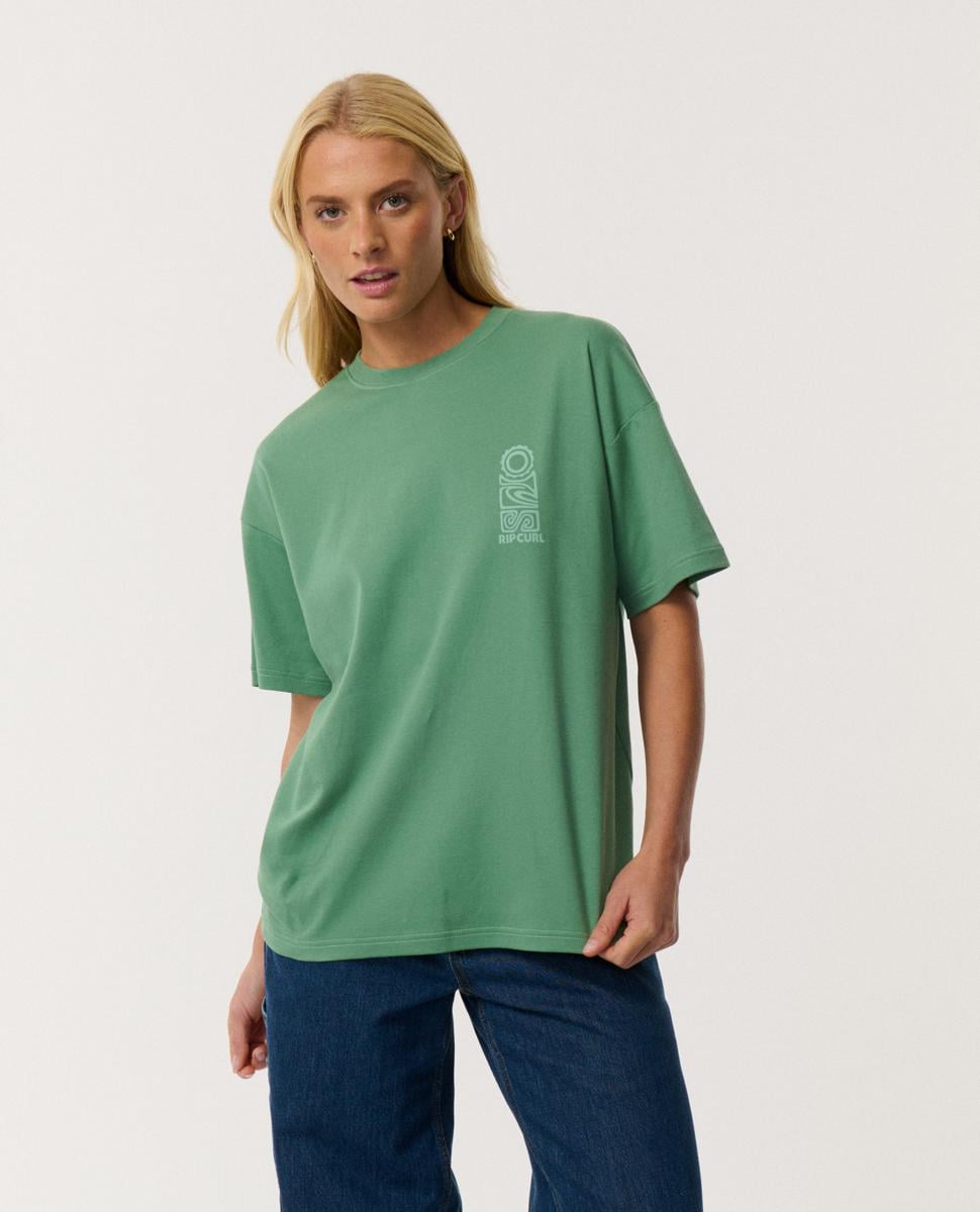 Rip Curl S-series Vaporcool Tee Dusty Green. Rip Curl Tees in Womens Tees & Womens T-shirts & Singlets. Code: 0RJWTE