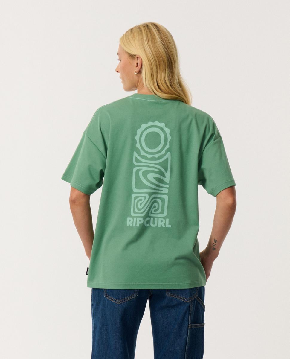 Rip Curl S-series Vaporcool Tee Dusty Green. Rip Curl Tees in Womens Tees & Womens T-shirts & Singlets. Code: 0RJWTE