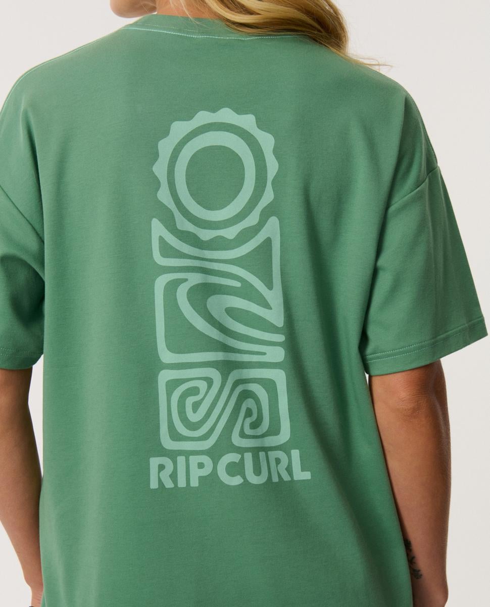 Rip Curl S-series Vaporcool Tee Dusty Green. Rip Curl Tees in Womens Tees & Womens T-shirts & Singlets. Code: 0RJWTE