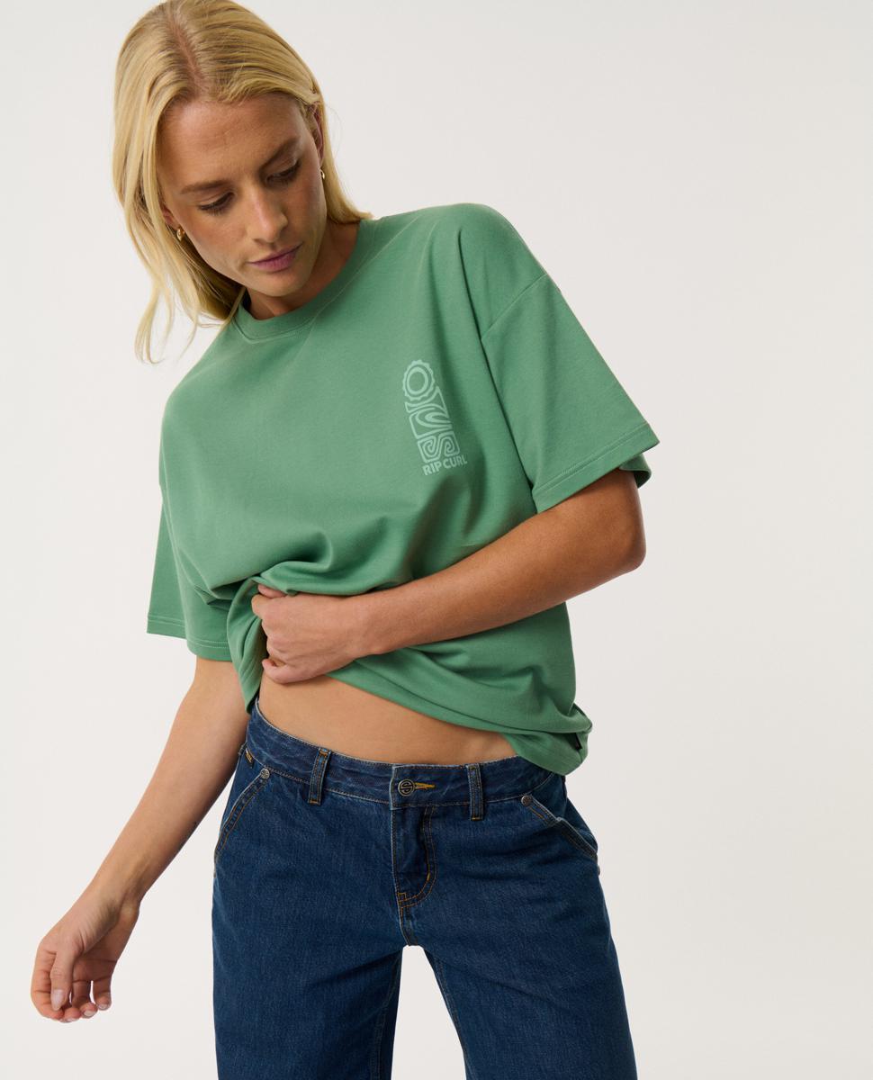 Rip Curl S-series Vaporcool Tee Dusty Green. Rip Curl Tees in Womens Tees & Womens T-shirts & Singlets. Code: 0RJWTE