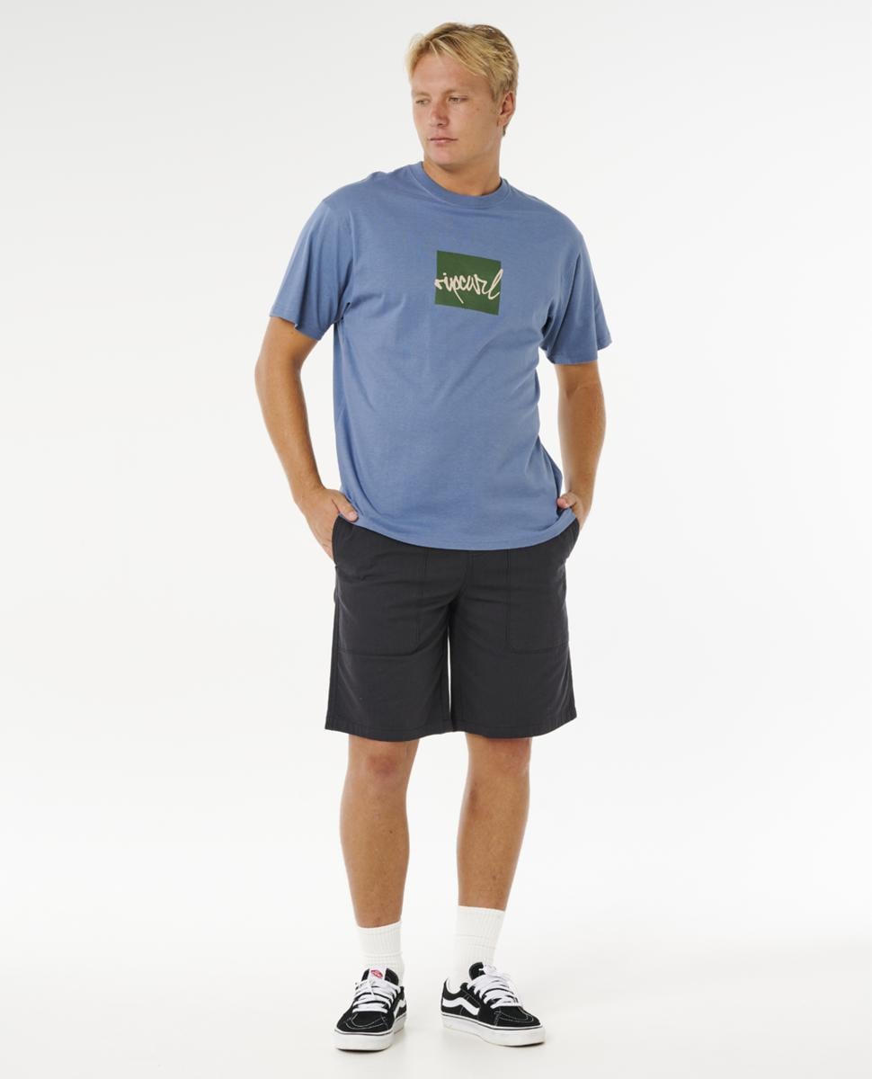 Rip Curl Rip Script Icon Tee Bluefin. Rip Curl Tees in Mens Tees & Mens T-shirts & Singlets. Code: 0X8MTE