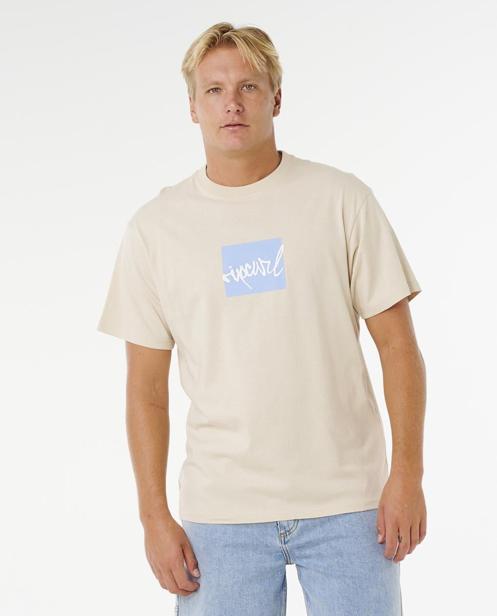 Rip Curl Rip Script Icon Tee Vintage White. Rip Curl Tees in Mens Tees & Mens T-shirts & Singlets. Code: 0X8MTE