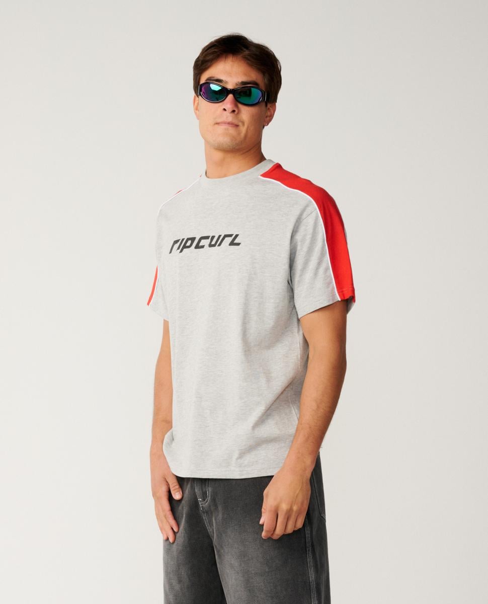 Rip Curl Archive Up Top Panel Tee Grey Marle. Rip Curl Tees in Mens Tees & Mens T-shirts & Singlets. Code: 129MTE