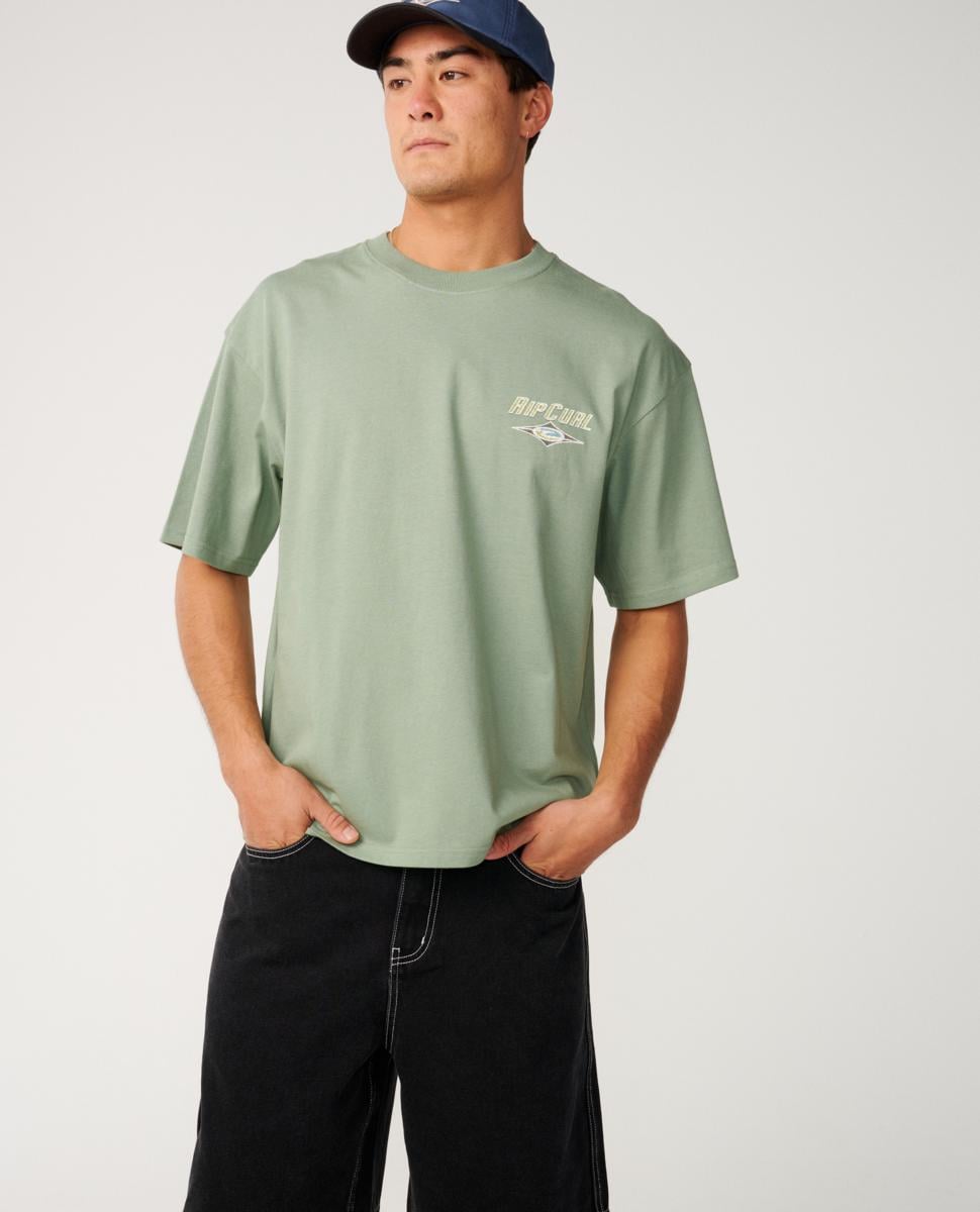Rip Curl Heritage Icon Tee Sage. Rip Curl Tees in Mens Tees & Mens T-shirts & Singlets. Code: 12FMTE