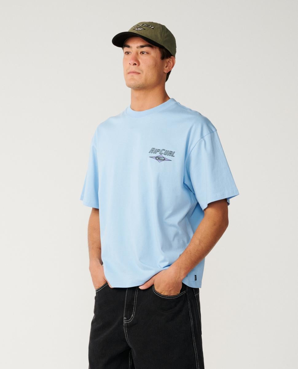 Rip Curl Heritage Icon Tee Blue Bell. Rip Curl Tees in Mens Tees & Mens T-shirts & Singlets. Code: 12FMTE