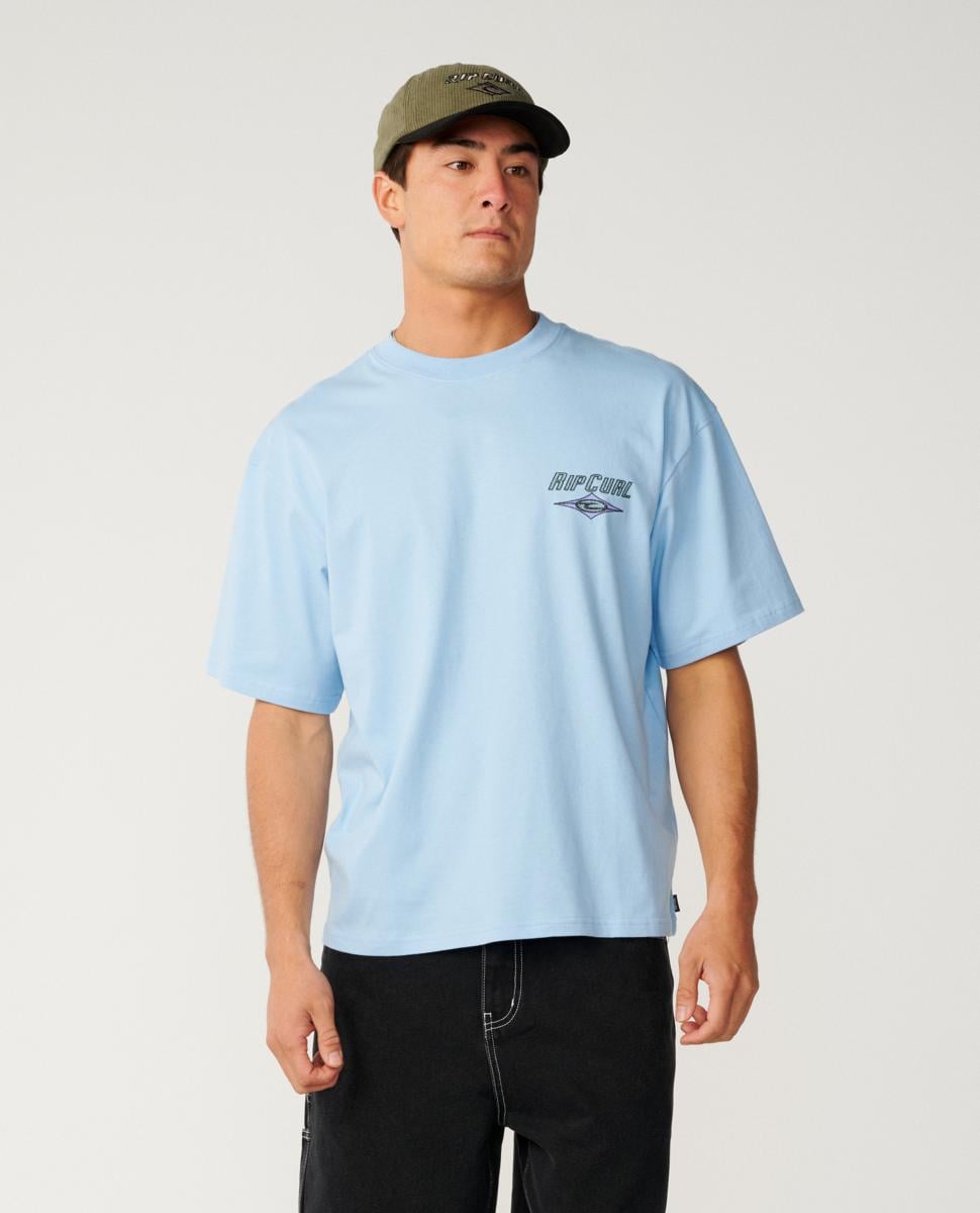 Rip Curl Heritage Icon Tee Blue Bell. Rip Curl Tees in Mens Tees & Mens T-shirts & Singlets. Code: 12FMTE