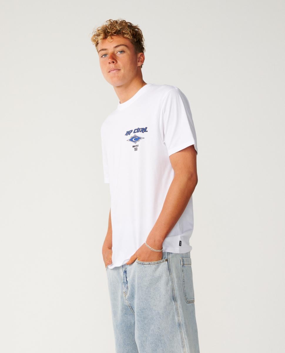 Rip Curl Fade Out Icon Tee White. Rip Curl Tees in Mens Tees & Mens T-shirts & Singlets. Code: 12GMTE