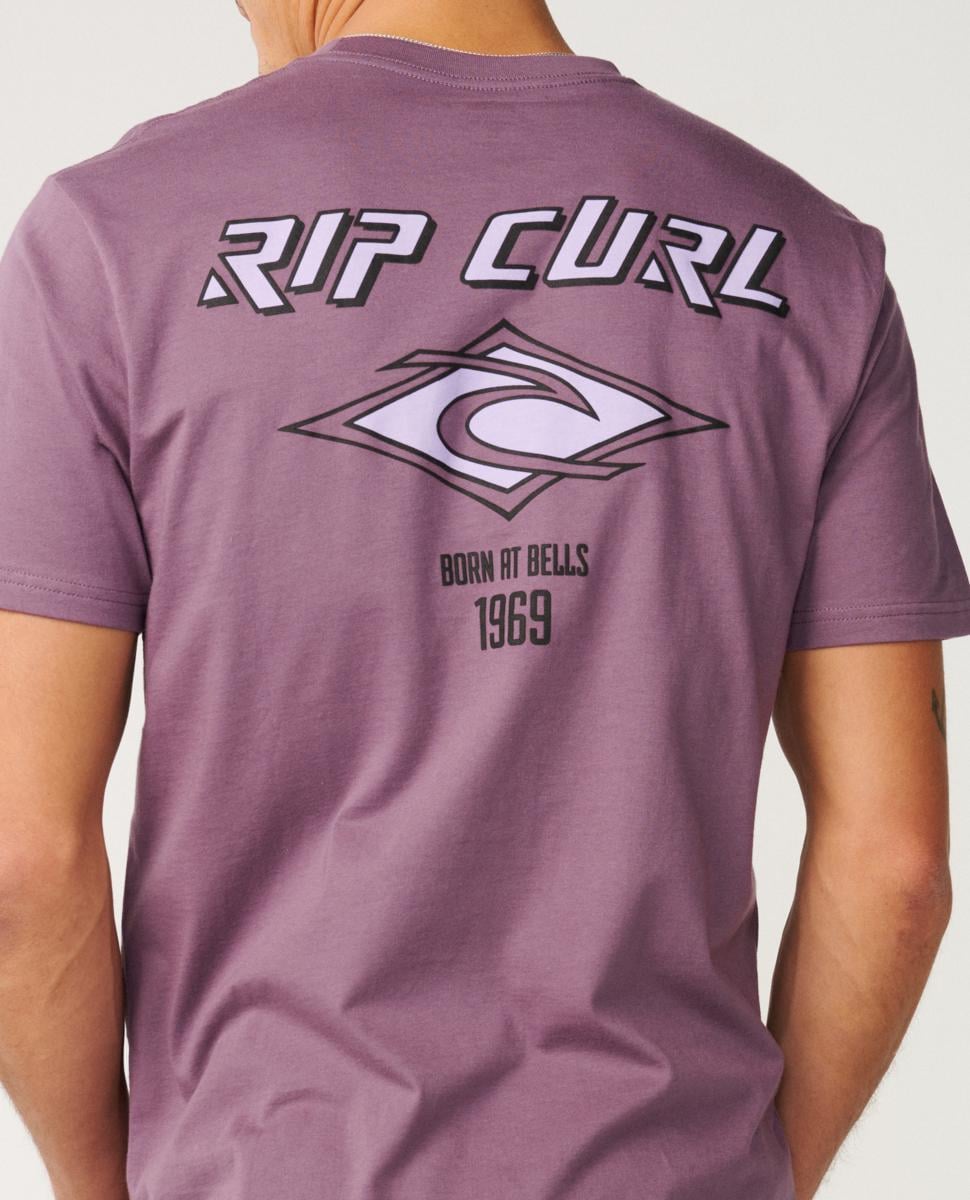 Rip Curl Fade Out Icon Tee Dusty Purple. Rip Curl Tees in Mens Tees & Mens T-shirts & Singlets. Code: 12GMTE