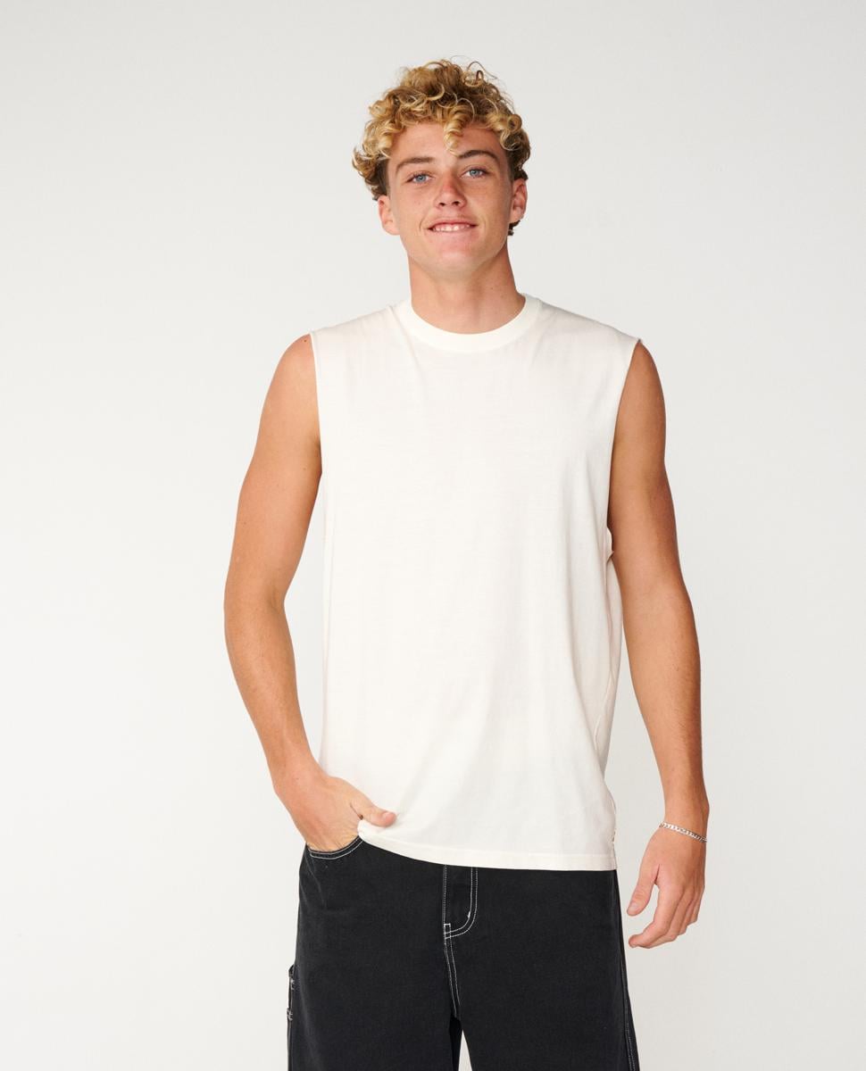 Rip Curl Classic Surf Wash Muscle Bone. Rip Curl Singlets & Tanks in Mens Singlets & Tanks & Mens T-shirts & Singlets. Code: 12MMTE