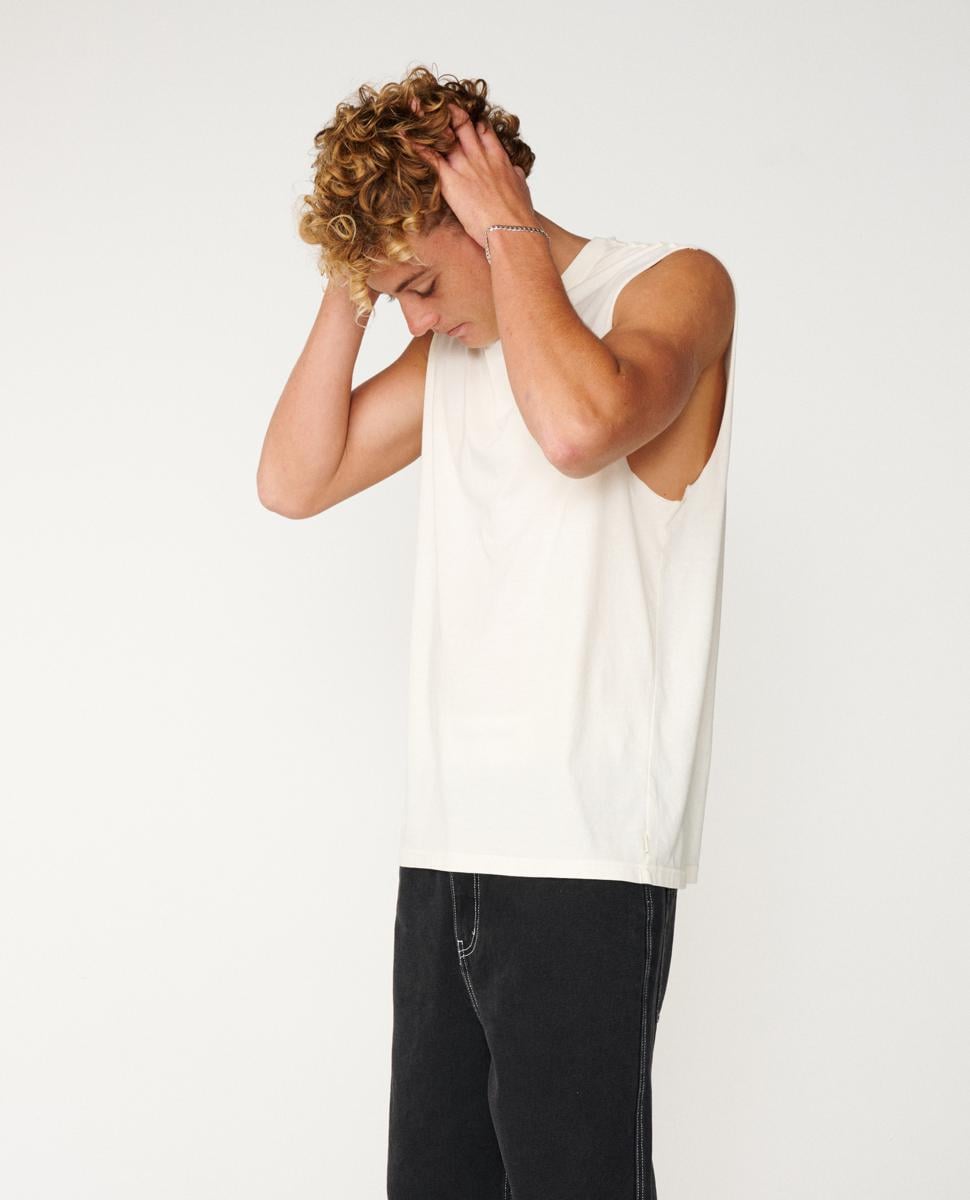 Rip Curl Classic Surf Wash Muscle Bone. Rip Curl Singlets & Tanks in Mens Singlets & Tanks & Mens T-shirts & Singlets. Code: 12MMTE