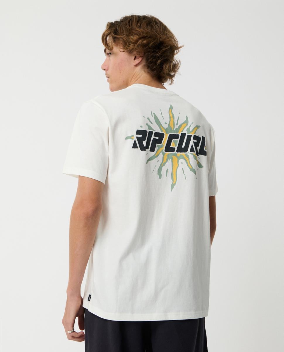 Rip Curl Disorder Burst Tee Bone. Rip Curl Tees in Mens Tees & Mens T-shirts & Singlets. Code: 12ZMTE
