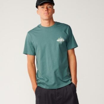 Rip Curl Disorder Burst Tee Muted Green. Rip Curl Tees in Mens Tees & Mens T-shirts & Singlets. Code: 12ZMTE