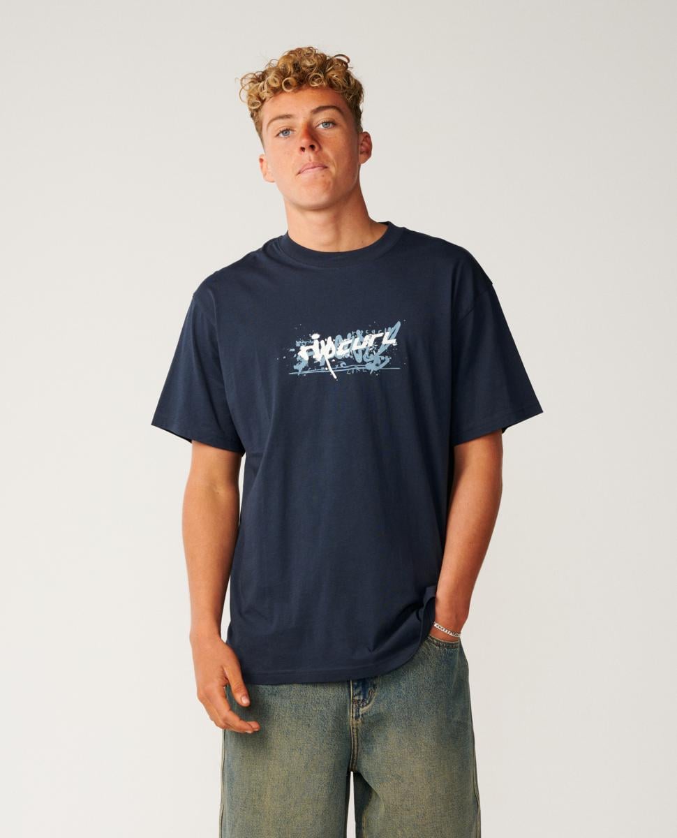 Rip Curl Archive Mashup Tee Dark Navy. Rip Curl Tees in Mens Tees & Mens T-shirts & Singlets. Code: 130MTE