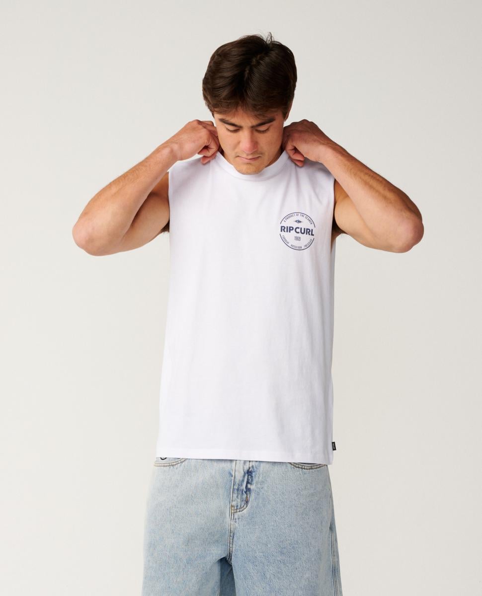 Rip Curl Staple Muscle White. Rip Curl Singlets & Tanks in Mens Singlets & Tanks & Mens T-shirts & Singlets. Code: 139MTE