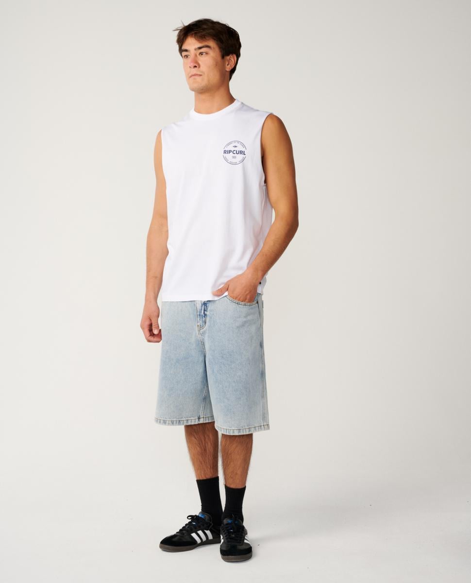 Rip Curl Staple Muscle White. Rip Curl Singlets & Tanks in Mens Singlets & Tanks & Mens T-shirts & Singlets. Code: 139MTE