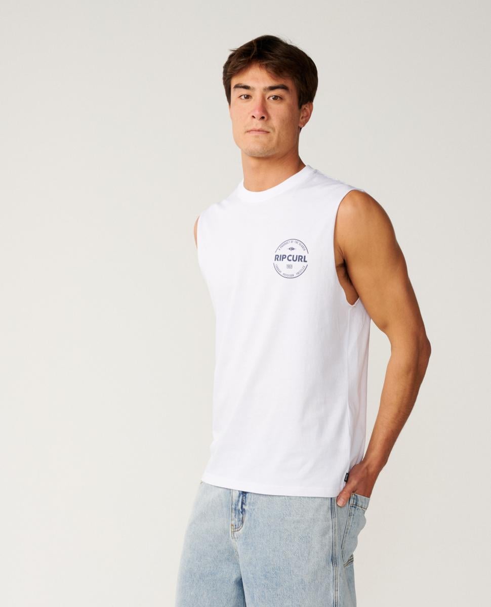 Rip Curl Staple Muscle White. Rip Curl Singlets & Tanks in Mens Singlets & Tanks & Mens T-shirts & Singlets. Code: 139MTE