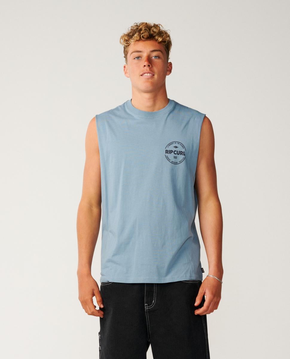 Rip Curl Staple Muscle Citadel Blue. Rip Curl Singlets & Tanks in Mens Singlets & Tanks & Mens T-shirts & Singlets. Code: 139MTE