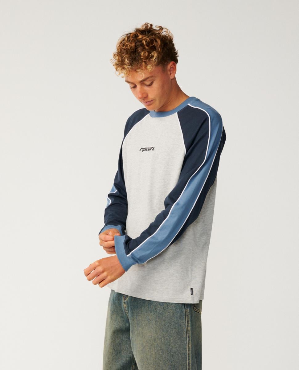 Rip Curl Archive Sandman Panel Ls Grey Marle. Rip Curl Tees - Long Sleeve in Mens Tees - Long Sleeve & Mens T-shirts & Singlets. Code: 13CMTE
